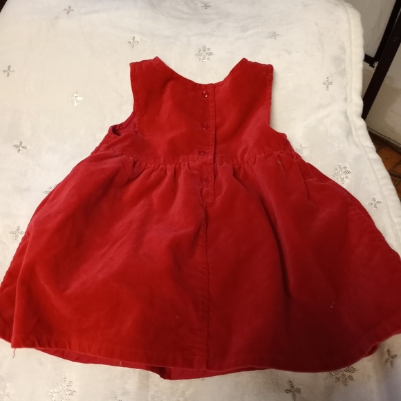 Red Velvet Smock - Picture 4 of 7